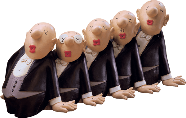 Skulptur: Comedian Harmonists (Polymer)