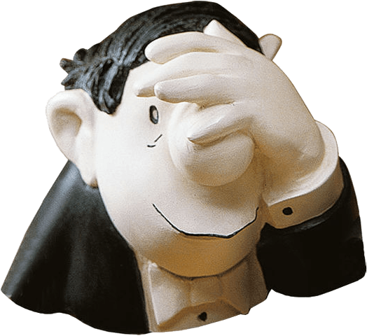 Skulptur: Der Optimist (Polymer)